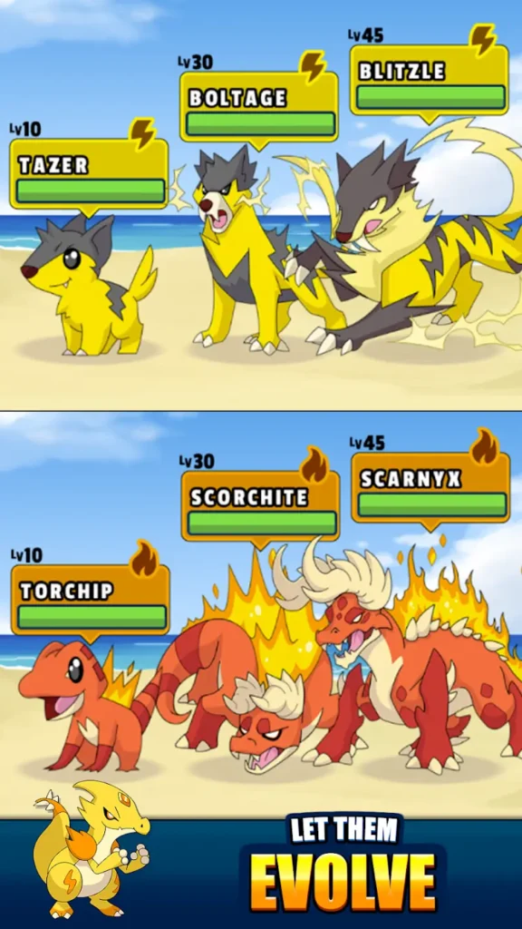 Evolving Dynamons