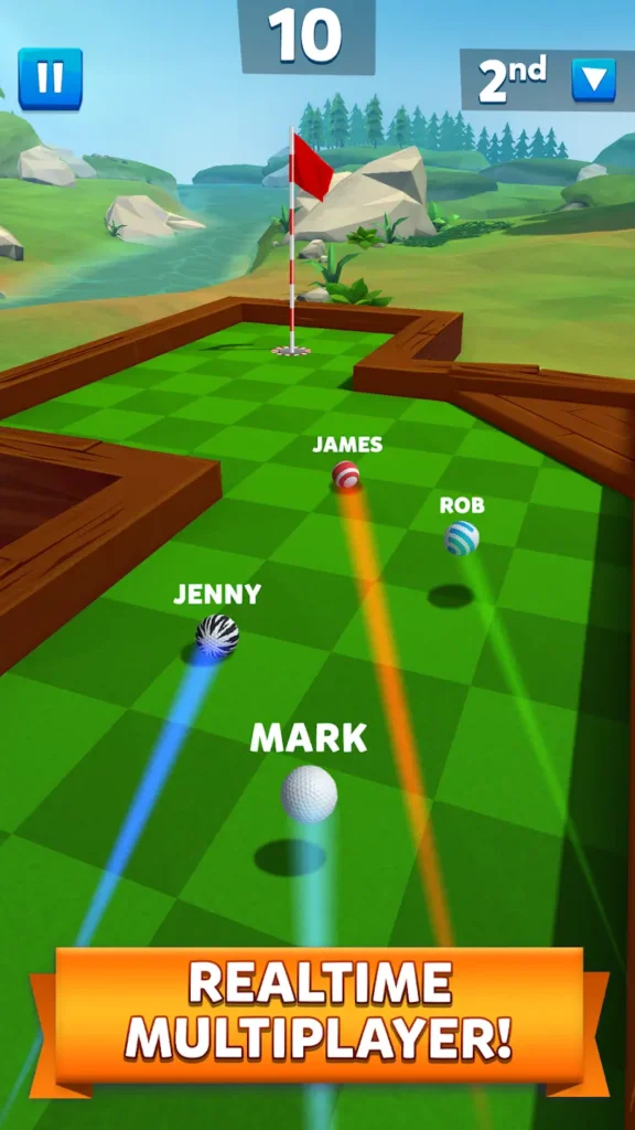 Multiplayer with 120+ Courses