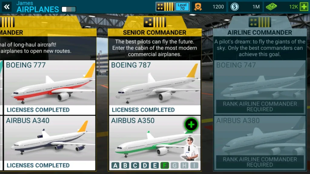 Unlock All Aircrafts